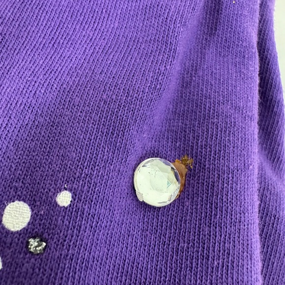 Disney Store Mickey Minnie Mouse Tropical Palm Tree Graphic TShirt Purple Womens - Picture 8 of 10